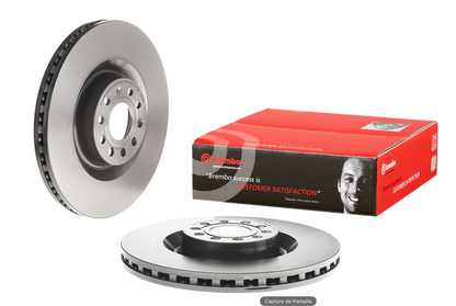 Disco de Freno (PAR) BREMBO Audi (A3 TFSI, A3 TDI) - Delantero